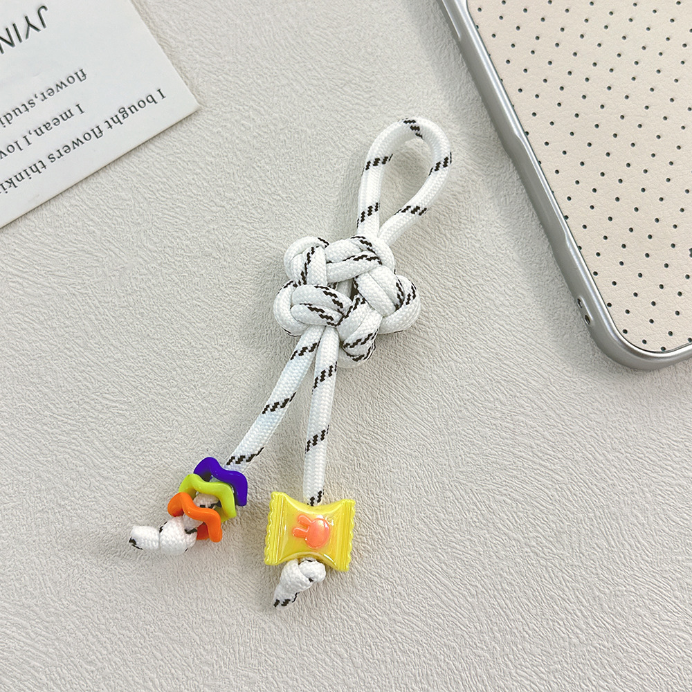 Bulk Woven Braided Cord Pendant Wholesale for Keychain, Phone Charm & Bag Ornament