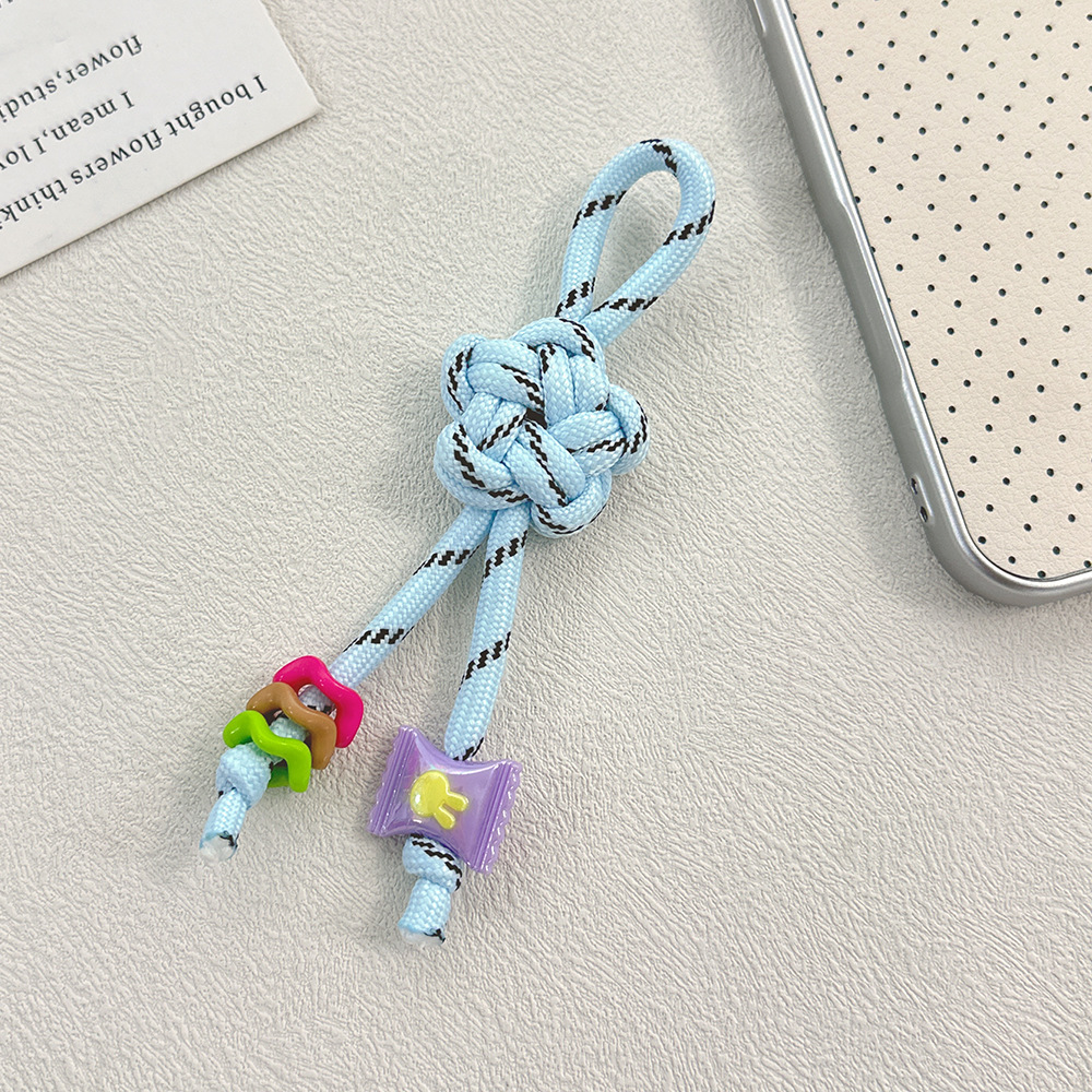 Bulk Woven Braided Cord Pendant Wholesale for Keychain, Phone Charm & Bag Ornament