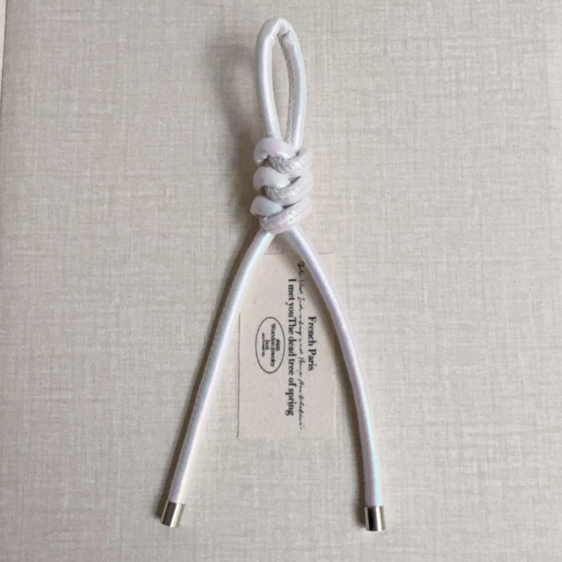 Blank Braided Woven Cord Wholesale Plain Rope for DIY Custom Bag & Phone Charms