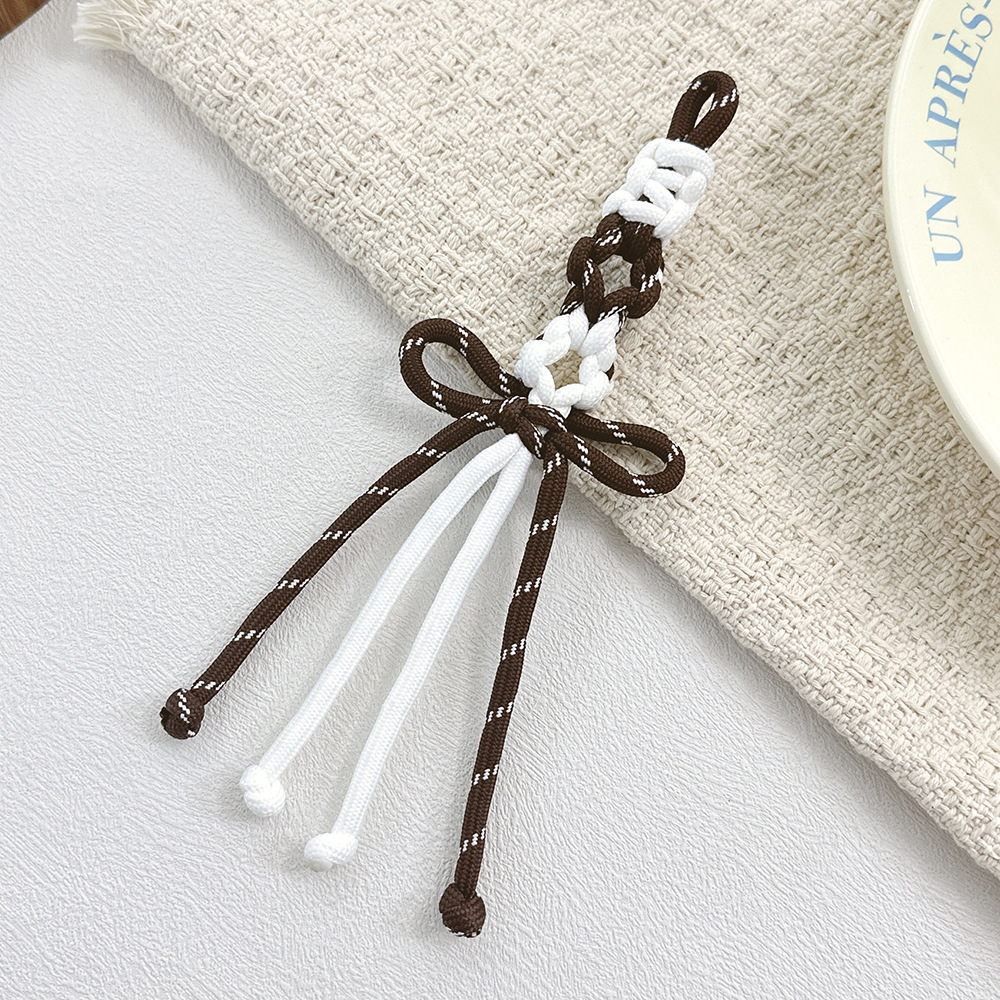 Thick Braided Cord Fit Large Hole Beads DIY Keychain Phone Charm Bag Pendant
