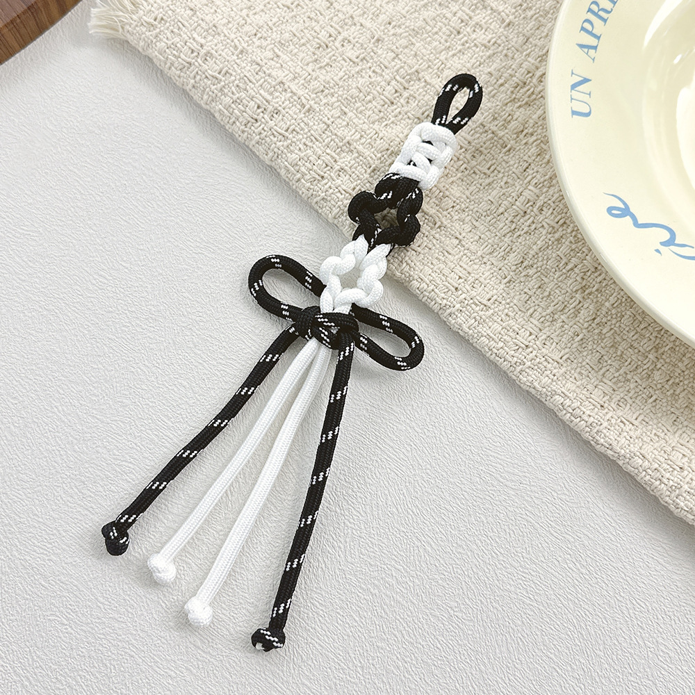 Thick Braided Cord Fit Large Hole Beads DIY Keychain Phone Charm Bag Pendant