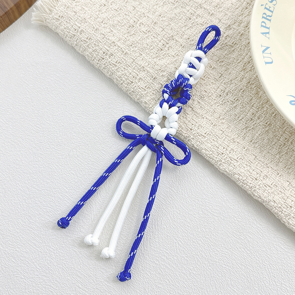 Thick Braided Cord Fit Large Hole Beads DIY Keychain Phone Charm Bag Pendant