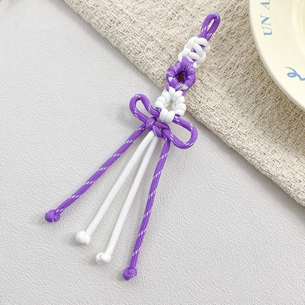 Thick Braided Cord Fit Large Hole Beads DIY Keychain Phone Charm Bag Pendant