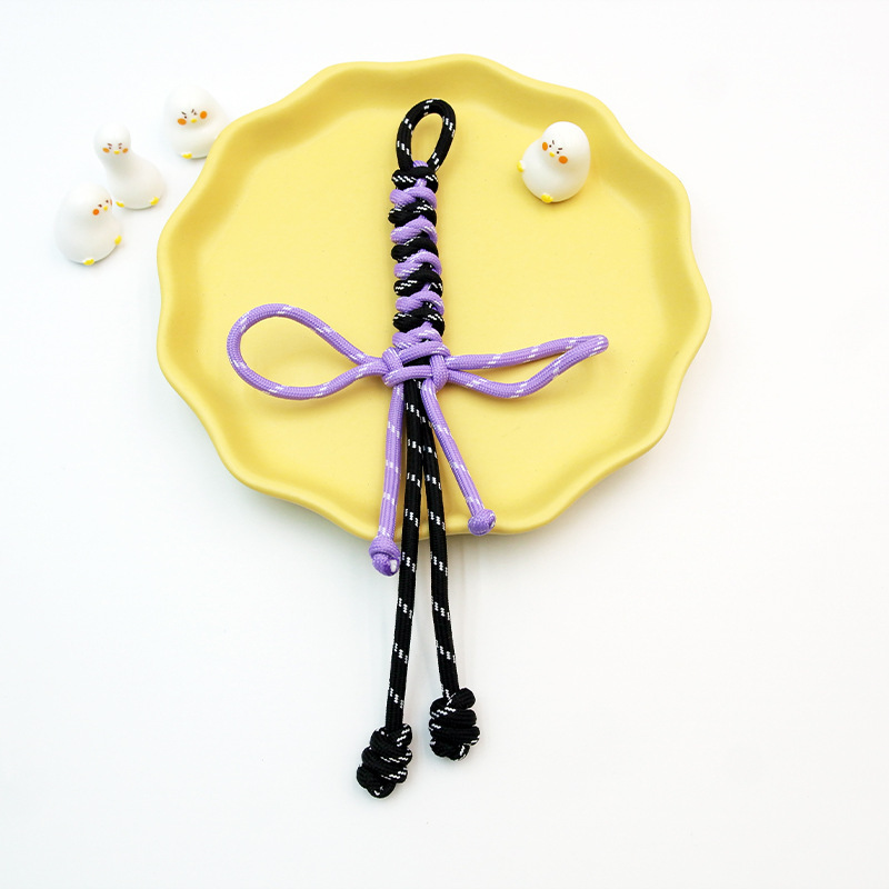 Thin Braided Cord Charm Wholesale Delicate Woven Rope for Mini Bag & Phone Pendant