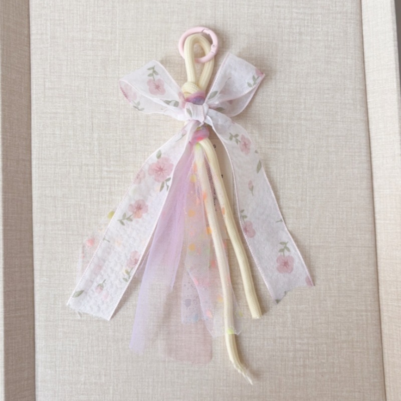 Blank Braided Cord Phone Bag Charm, Plain Woven Pendant for Custom DIY Ornament Design