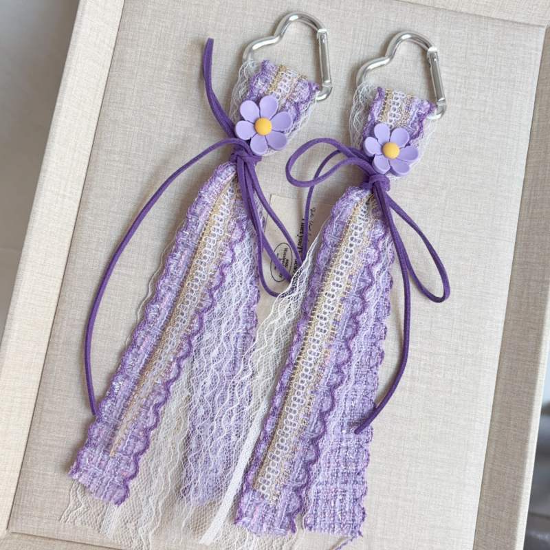 Festival Gift Braided Cord Phone Charm, Hand Woven Bag Pendant Holiday Gift Supplies