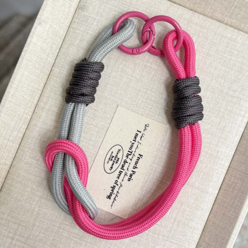 Stackable DIY Braided Cord Phone Charm, Combine Multiple Woven Ropes For Layered Decor
