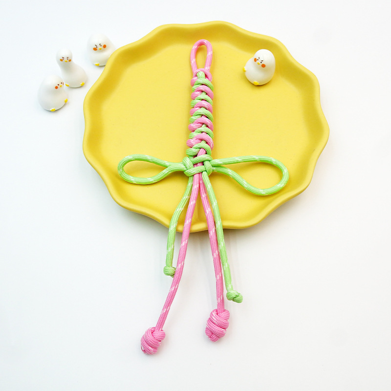 Thin Braided Cord Charm Wholesale Delicate Woven Rope for Mini Bag & Phone Pendant