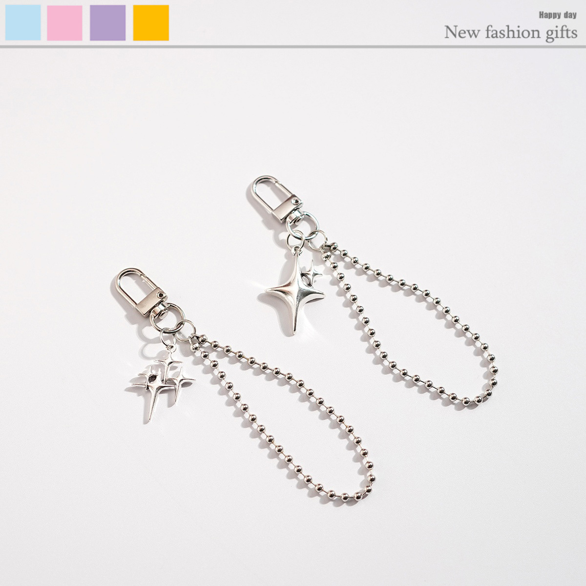 Portable Mini Keychain Charm Bulk Lightweight Key Chain Pendant for Pocket Carry