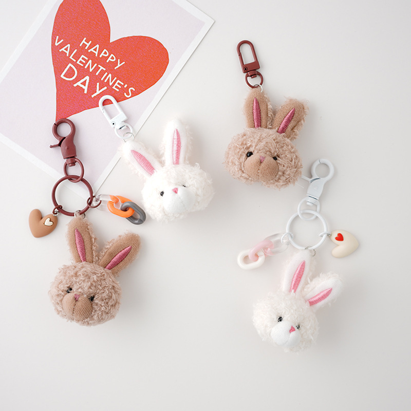 Solid Color Keychain Pendant All-Match Key Chain Hardware for Free Combination Crafts