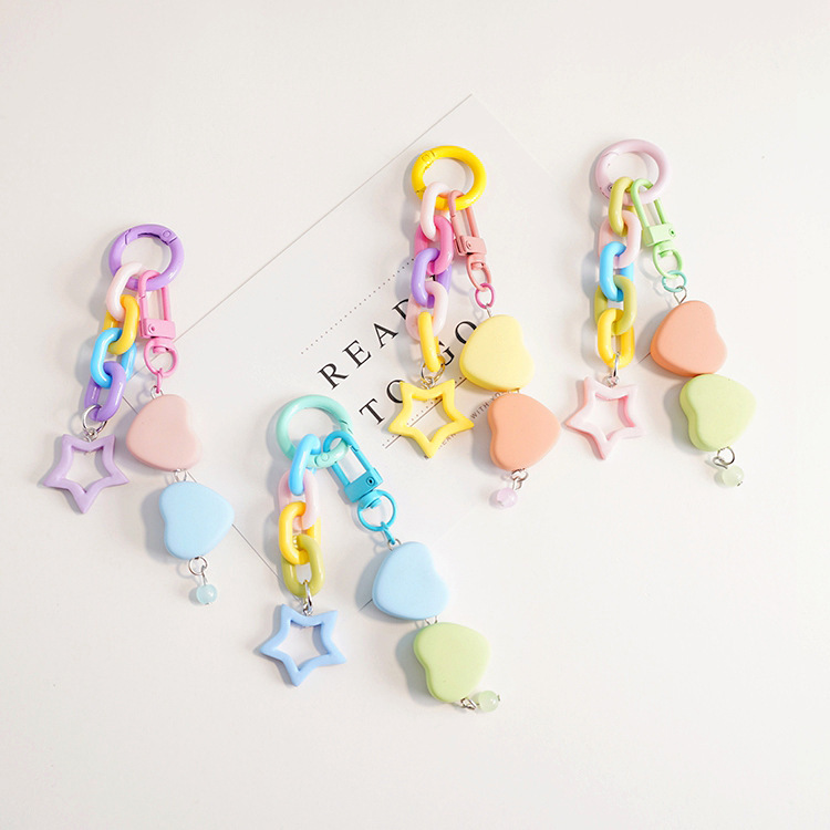 Dropshipping Keychain Pendant Wholesale, Cross-border Craft Accessory Supplies