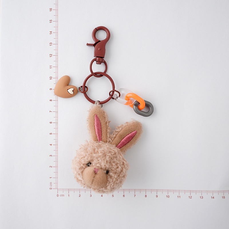 Solid Color Keychain Pendant All-Match Key Chain Hardware for Free Combination Crafts