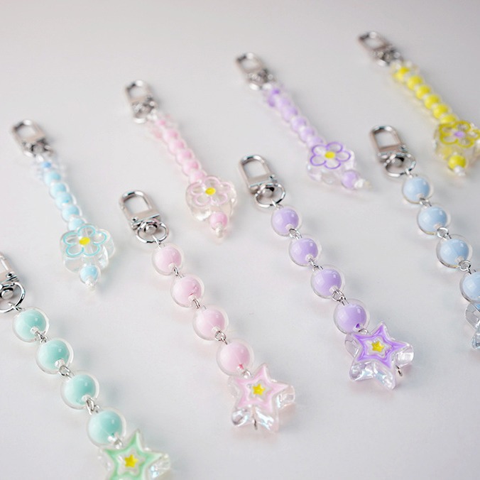 Bulk DIY Keychain Hardware Wholesale Blank Key Chain Pendants for Beaded Ornaments