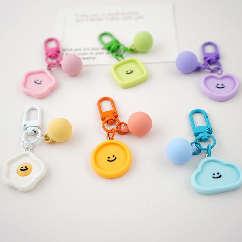 Cute Blank Keychain Pendant, DIY Custom Ornament for Gift Making