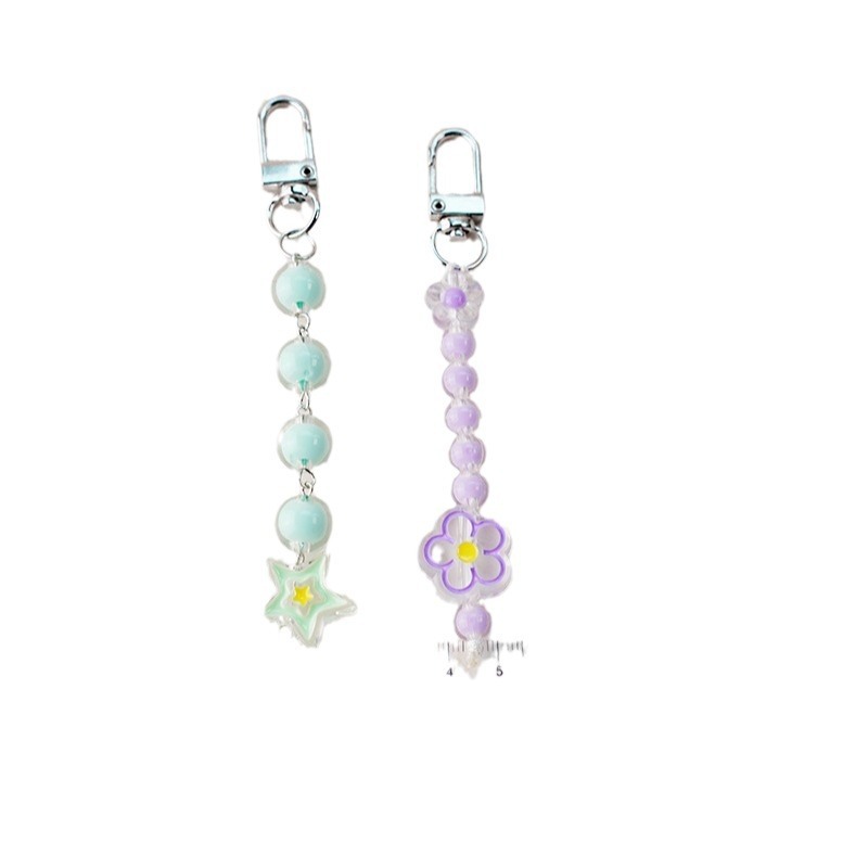 Bulk DIY Keychain Hardware Wholesale Blank Key Chain Pendants for Beaded Ornaments