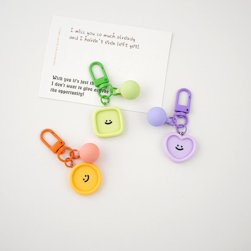 Cute Blank Keychain Pendant, DIY Custom Ornament for Gift Making