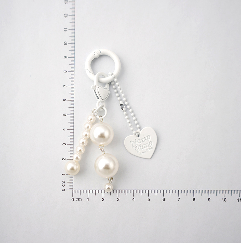 Solid Color Keychain Blanks, Customizable Base for Logo & Bead Combination