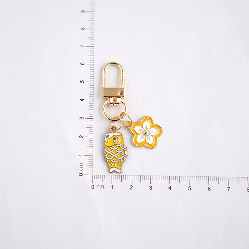 Kawaii Pastel Keychain Pendant Sweet Key Chain Charm for Girls Bag & Key Decor