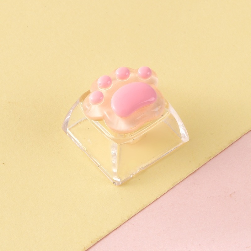 Wholesale Creative Animal Cartoon Sublimation Keycaps, Stress‑Relief Keyboard Buttons Decompression Keychain Small Bag Charm Accessories