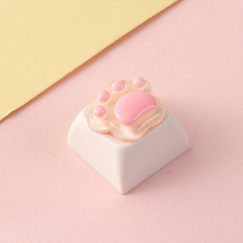 Wholesale Creative Animal Cartoon Sublimation Keycaps, Stress‑Relief Keyboard Buttons Decompression Keychain Small Bag Charm Accessories