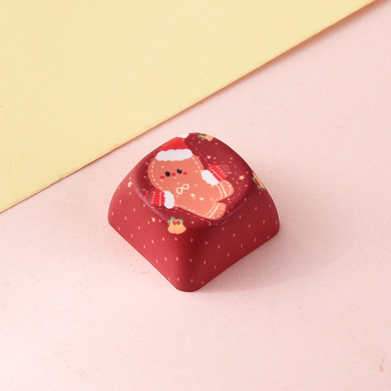 Wholesale Creative Animal Cartoon Sublimation Keycaps, Stress‑Relief Keyboard Buttons Decompression Keychain Small Bag Charm Accessories