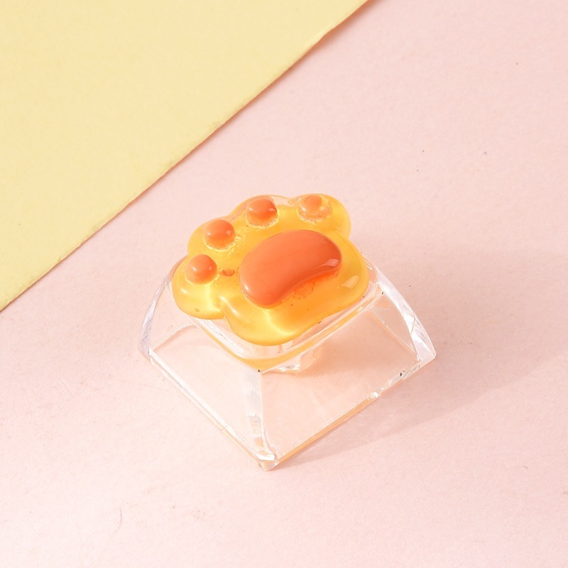 Wholesale Creative Animal Cartoon Sublimation Keycaps, Stress‑Relief Keyboard Buttons Decompression Keychain Small Bag Charm Accessories