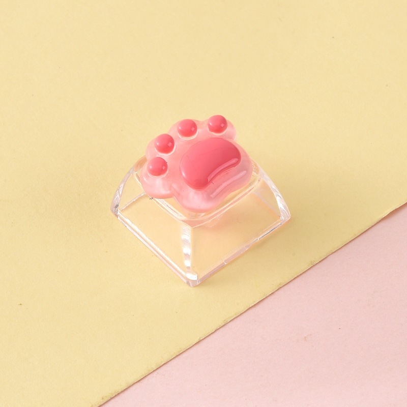Wholesale Creative Animal Cartoon Sublimation Keycaps, Stress‑Relief Keyboard Buttons Decompression Keychain Small Bag Charm Accessories