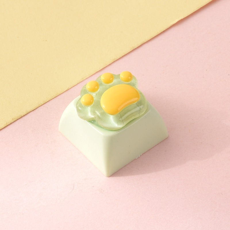 Wholesale Creative Animal Cartoon Sublimation Keycaps, Stress‑Relief Keyboard Buttons Decompression Keychain Small Bag Charm Accessories