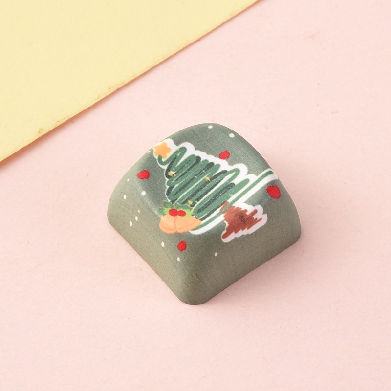 Wholesale Creative Animal Cartoon Sublimation Keycaps, Stress‑Relief Keyboard Buttons Decompression Keychain Small Bag Charm Accessories