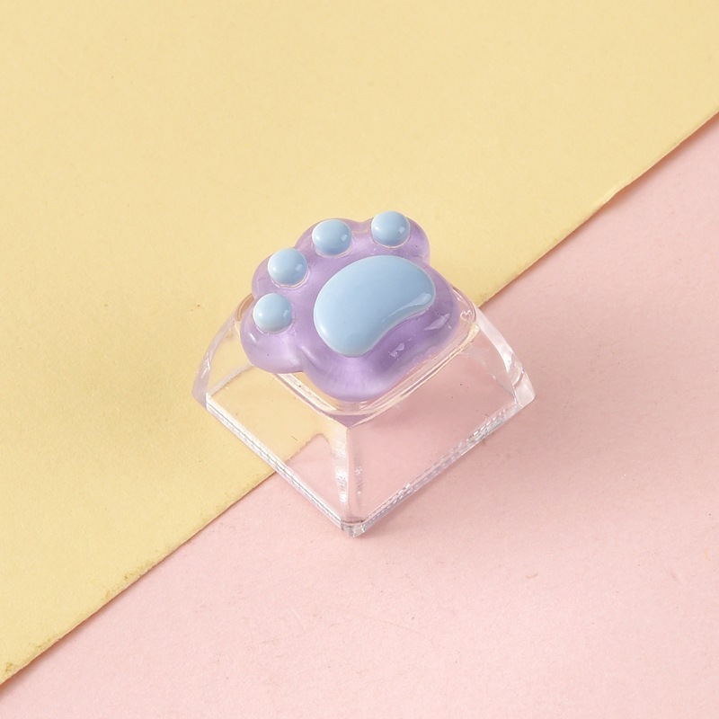 Wholesale Creative Animal Cartoon Sublimation Keycaps, Stress‑Relief Keyboard Buttons Decompression Keychain Small Bag Charm Accessories