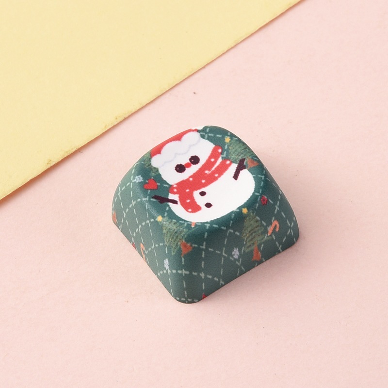 Wholesale Creative Animal Cartoon Sublimation Keycaps, Stress‑Relief Keyboard Buttons Decompression Keychain Small Bag Charm Accessories