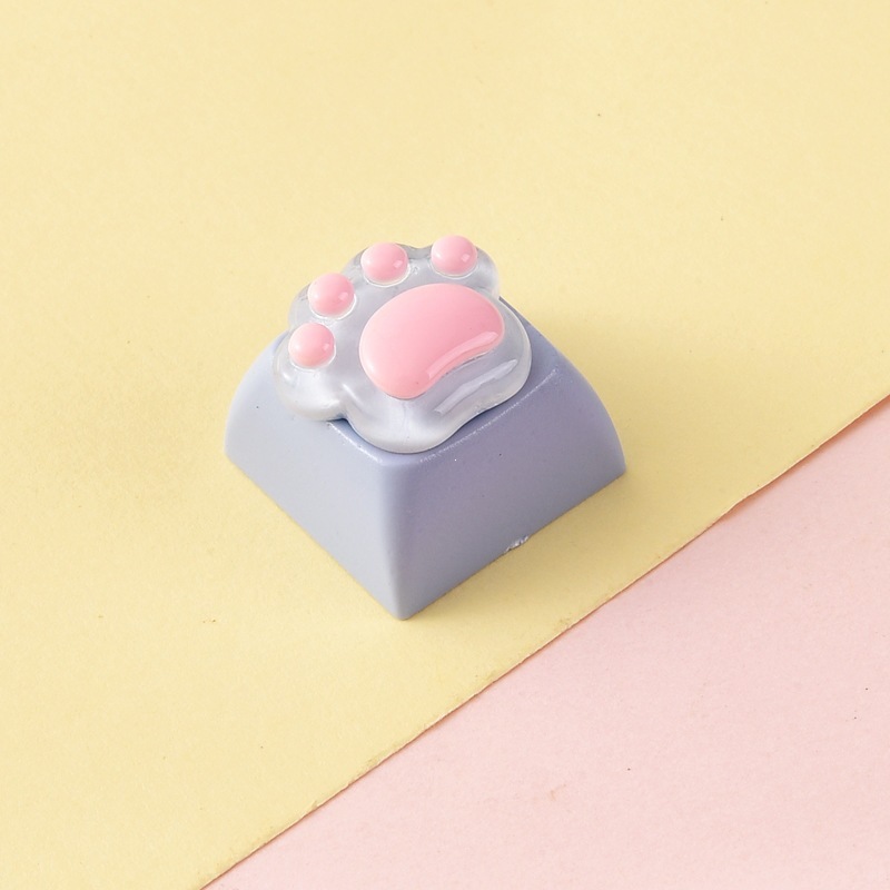Wholesale Creative Animal Cartoon Sublimation Keycaps, Stress‑Relief Keyboard Buttons Decompression Keychain Small Bag Charm Accessories