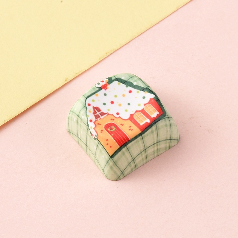 Wholesale Creative Animal Cartoon Sublimation Keycaps, Stress‑Relief Keyboard Buttons Decompression Keychain Small Bag Charm Accessories
