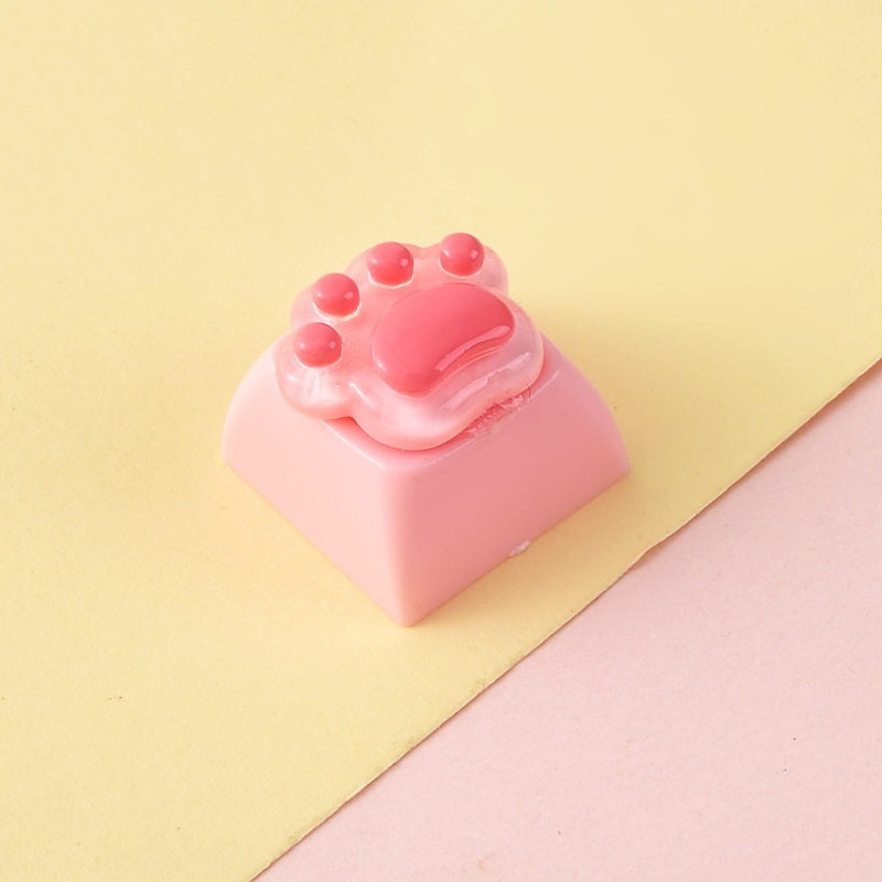 Wholesale Creative Animal Cartoon Sublimation Keycaps, Stress‑Relief Keyboard Buttons Decompression Keychain Small Bag Charm Accessories