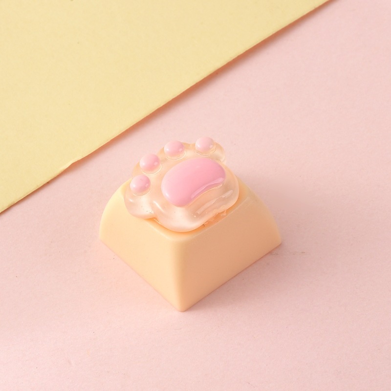 Wholesale Creative Animal Cartoon Sublimation Keycaps, Stress‑Relief Keyboard Buttons Decompression Keychain Small Bag Charm Accessories