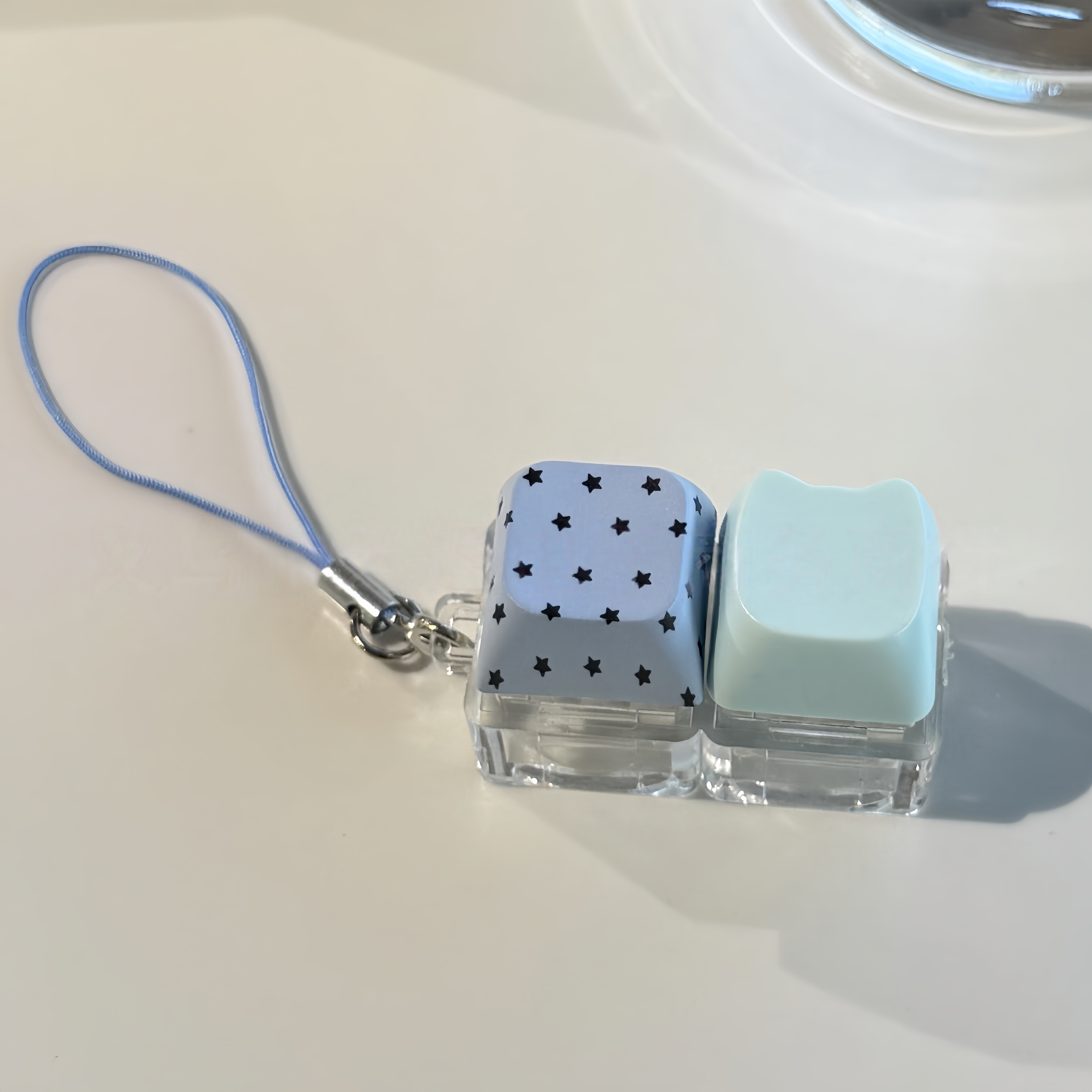 Wholesale Cute Cartoon Animal Fidget Button Keychain, Mini Decompression Hanging Charm for Key Bag Decor & Gift