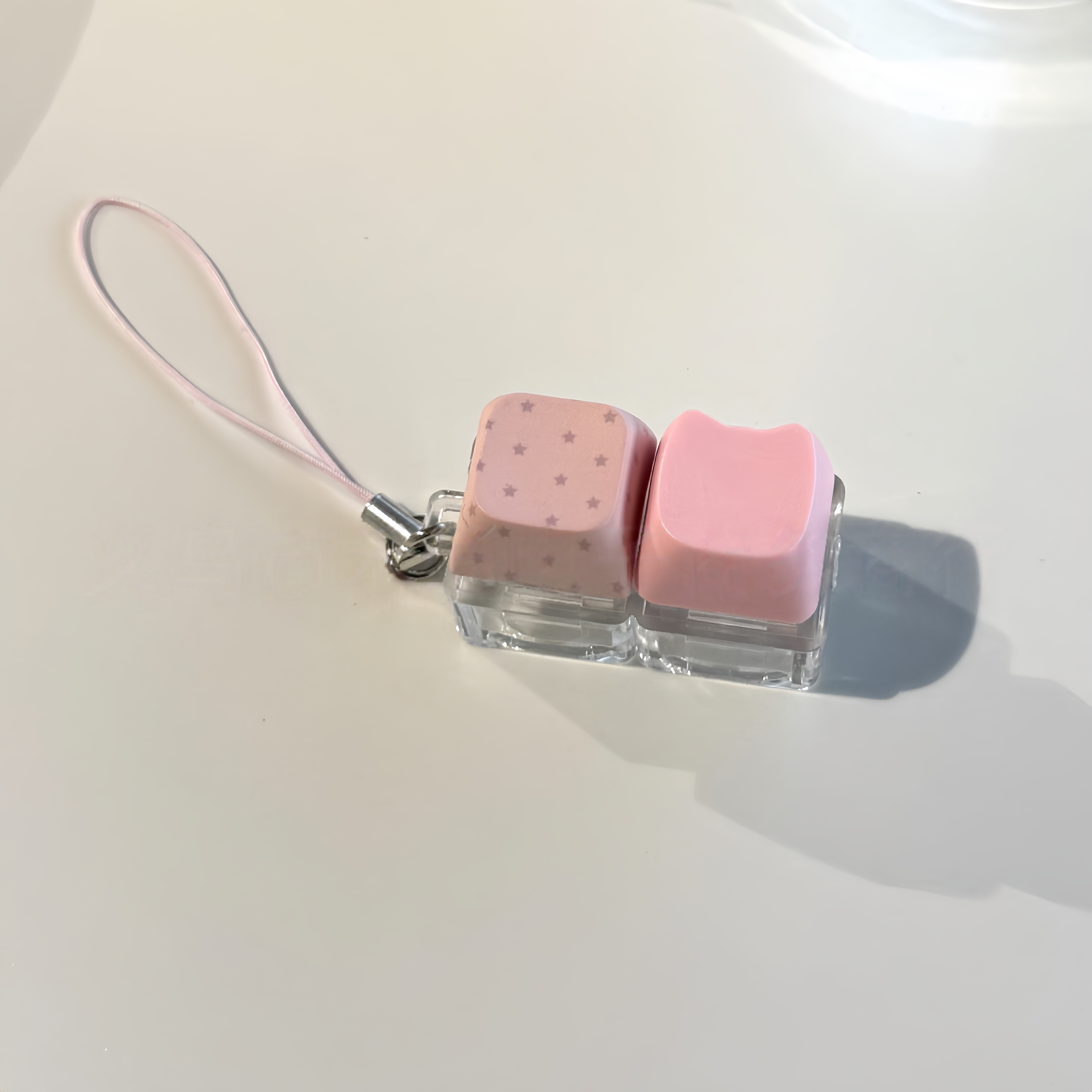 Wholesale Cute Cartoon Animal Fidget Button Keychain, Mini Decompression Hanging Charm for Key Bag Decor & Gift