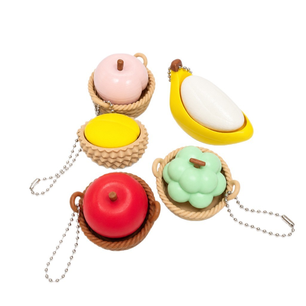 Wholesale Mixed‑Style 3D Printed Finger Press Fidget Keychain, Decompression Fidget Toy for Keychain Bag Charm Small Gift Creation