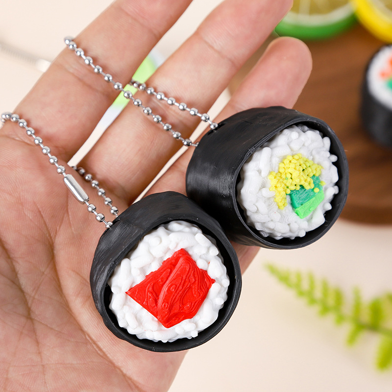 Wholesale Lovely 3D Printed Creative Fidget Clicker Keychain, Stress‑Relief Hanging Charm for Bag Key Decoration Small Gift