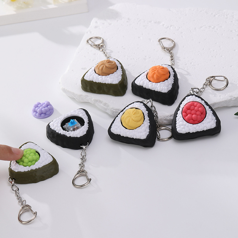 Fun Creative Finger Clicker Fidget Bulk, 3D‑Printed Decompression Hanging Pendant Toy for Hand‑made Bag Key Decor Gift