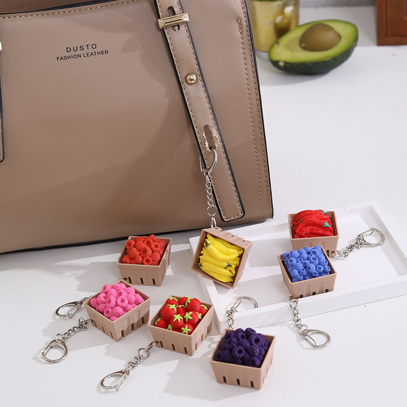 Wholesale 3D Printed Creative Finger Clicker Fidget Toy, Decompression Keychain Bag Charm Small Hanging Ornament for Gift Present