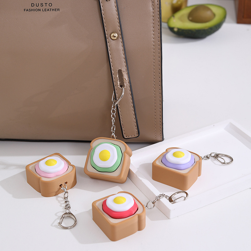Wholesale Creative 3D Printed Finger Press Fidget Toy, Stress‑Relief Fidget Parts for Keychain Bag Charm Small Gift DIY Projects
