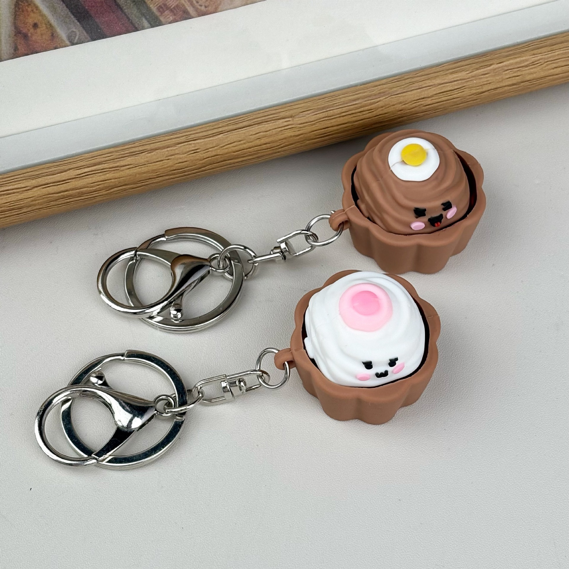 Wholesale Lightweight 3D Printed Creative Finger Press Fidget Keychain, Decompression Hanging Pendant for Key Bag Decor Small Gift