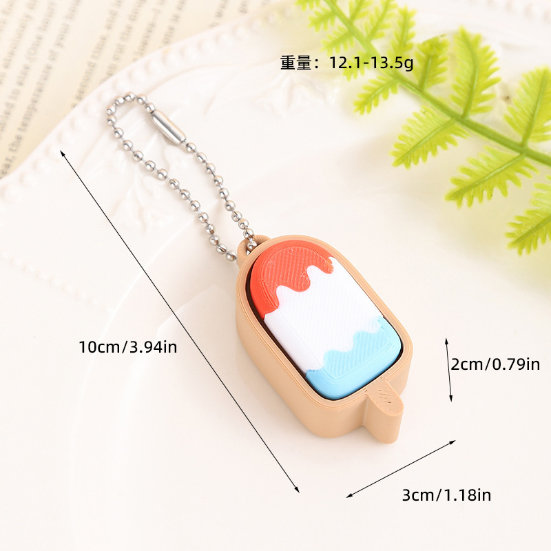Craft Supply 3D Printed Creative Finger Press Fidget Keychain Bulk, Stress‑Relief Hanging Pendant for Party Favor Small Gift