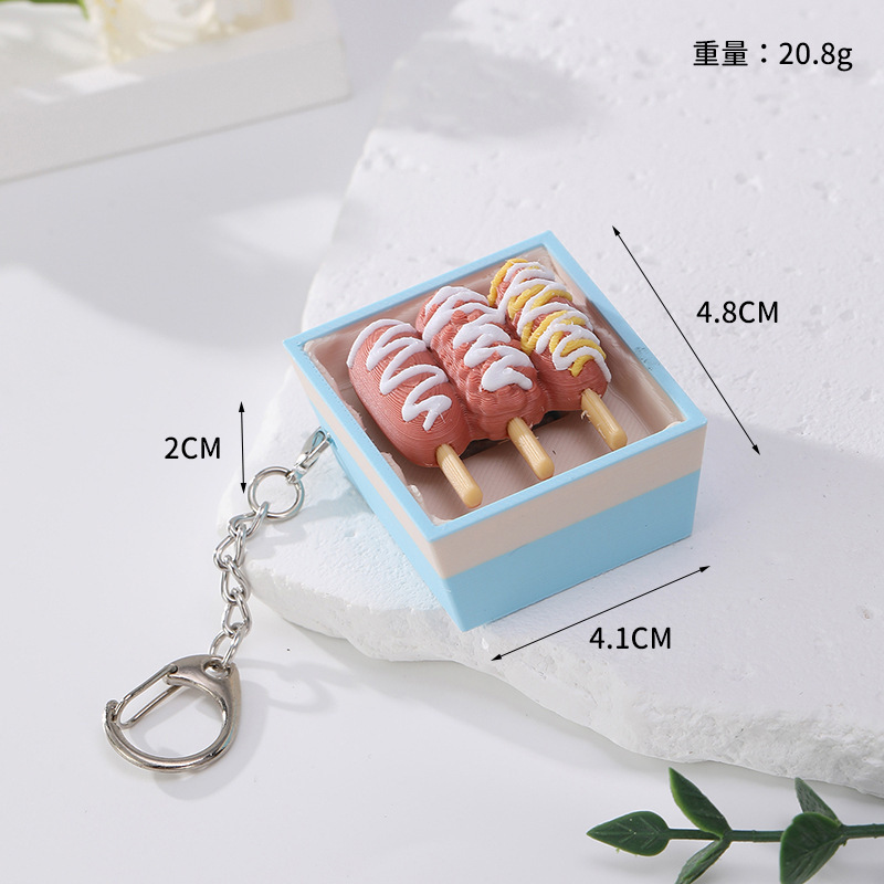 3D Printed Creative Finger Press Fidget Keychain Bulk Wholesale, Stress‑Relief Supplies for Custom Keychain Bag Charm Small Gift