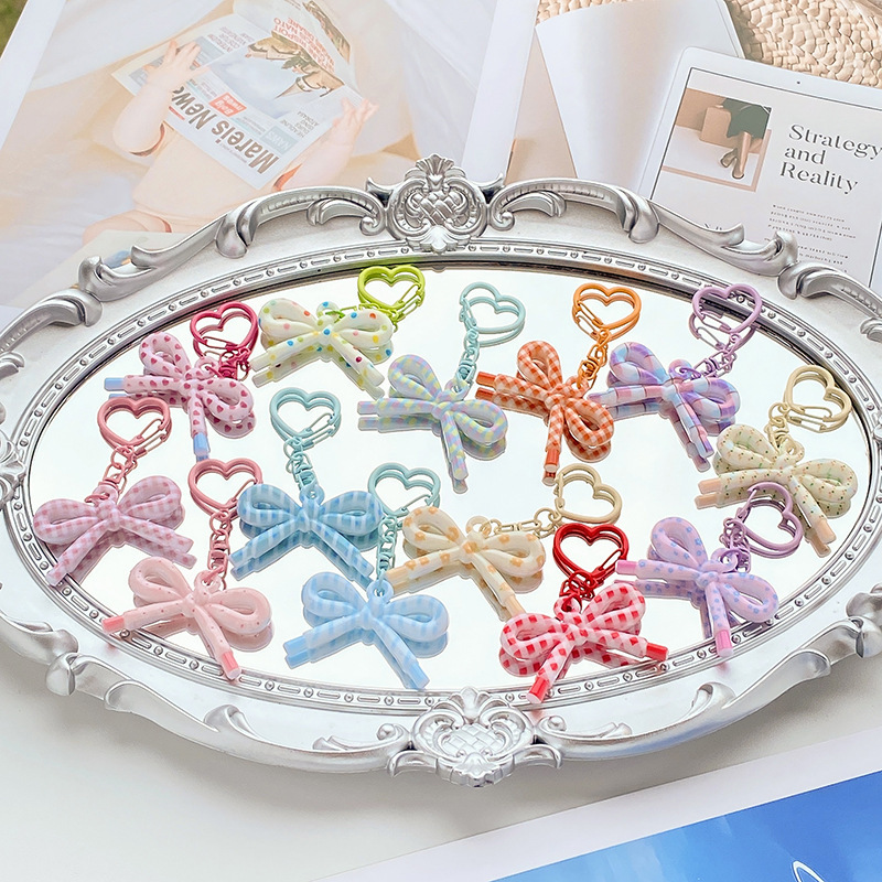 Fashion Keychain Bag Charms Decorative Accessories for Handbag Backpack Ornament