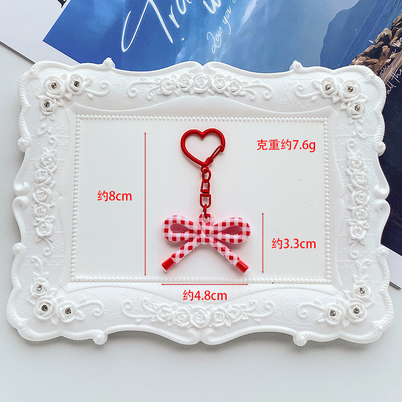 Fashion Keychain Bag Charms Decorative Accessories for Handbag Backpack Ornament