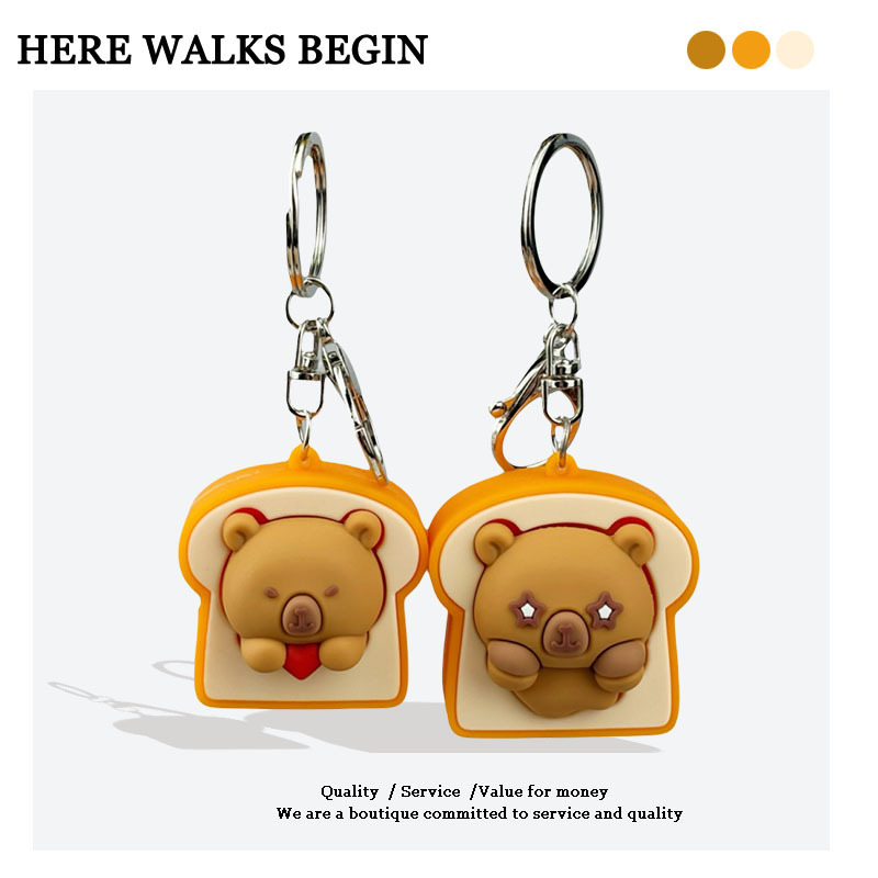 Novelty Finger Click Fidget Toy Keychain, Stress Relief Venting Pendant for Daily Carry