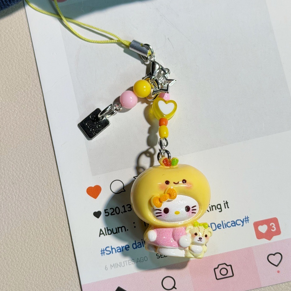 Portable Fashion Bag Pendant Accessory, Decorative Keychain Charm for Backpack Decor