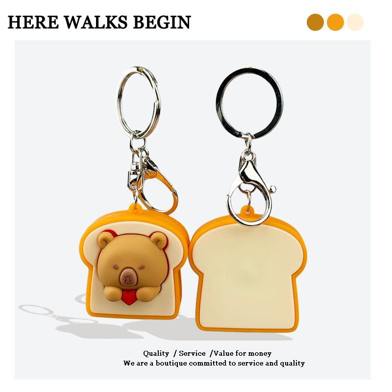 Novelty Finger Click Fidget Toy Keychain, Stress Relief Venting Pendant for Daily Carry